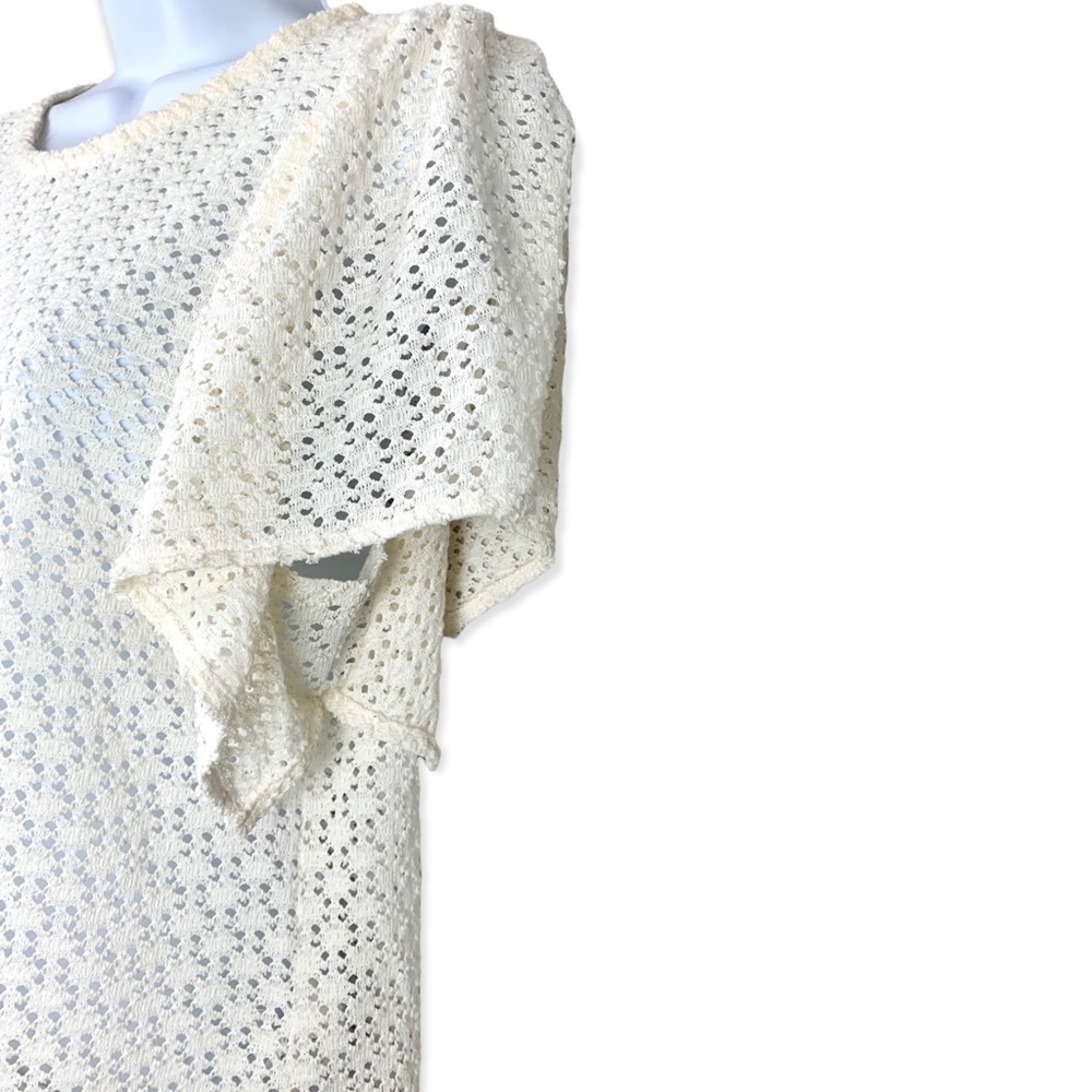 Madewell Texture & Thread Eyelet Flutter Sleeve T… - image 5